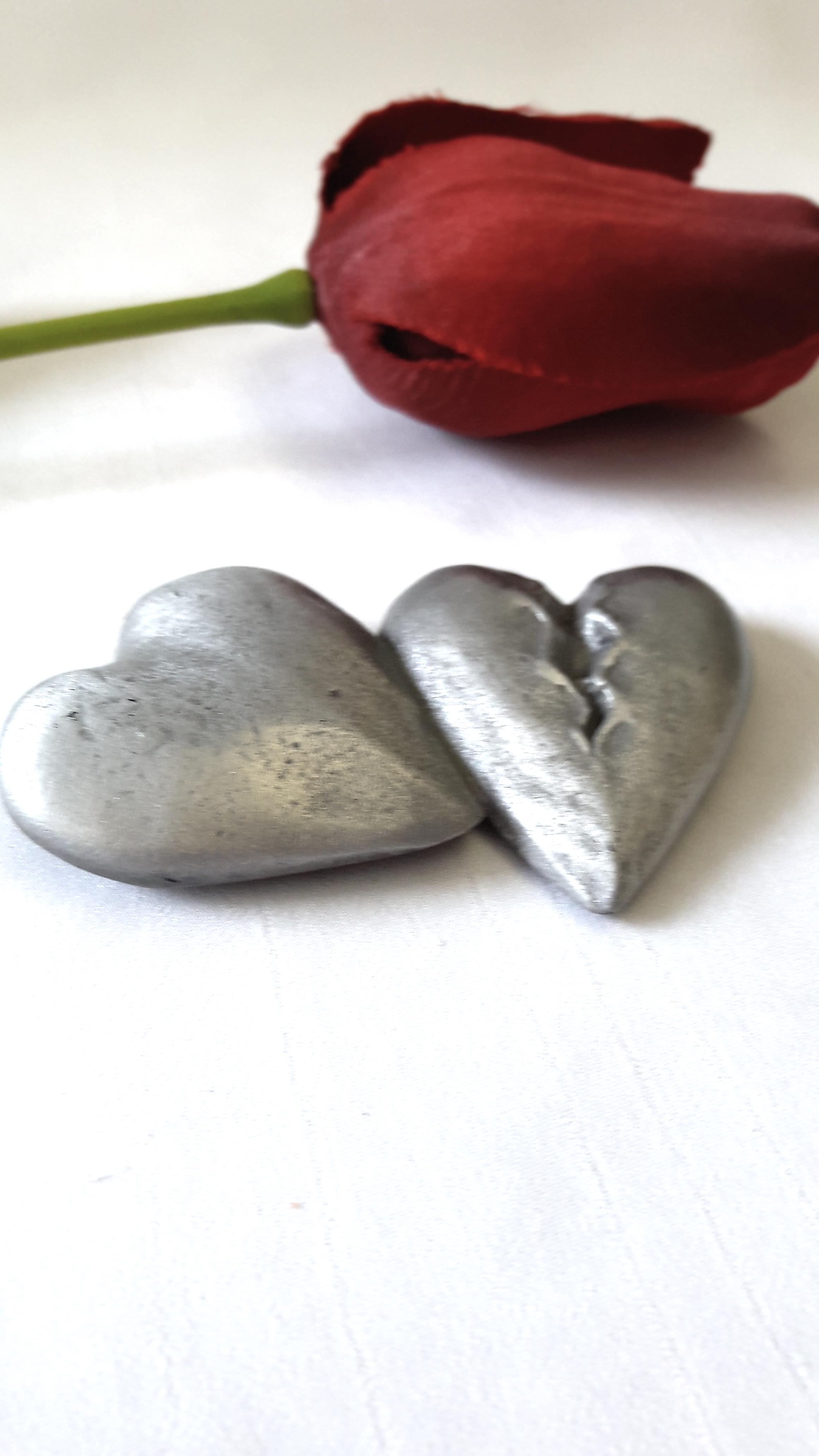 Herz, zwei Herzchen zusammen, Grabschmuck, Herzen
