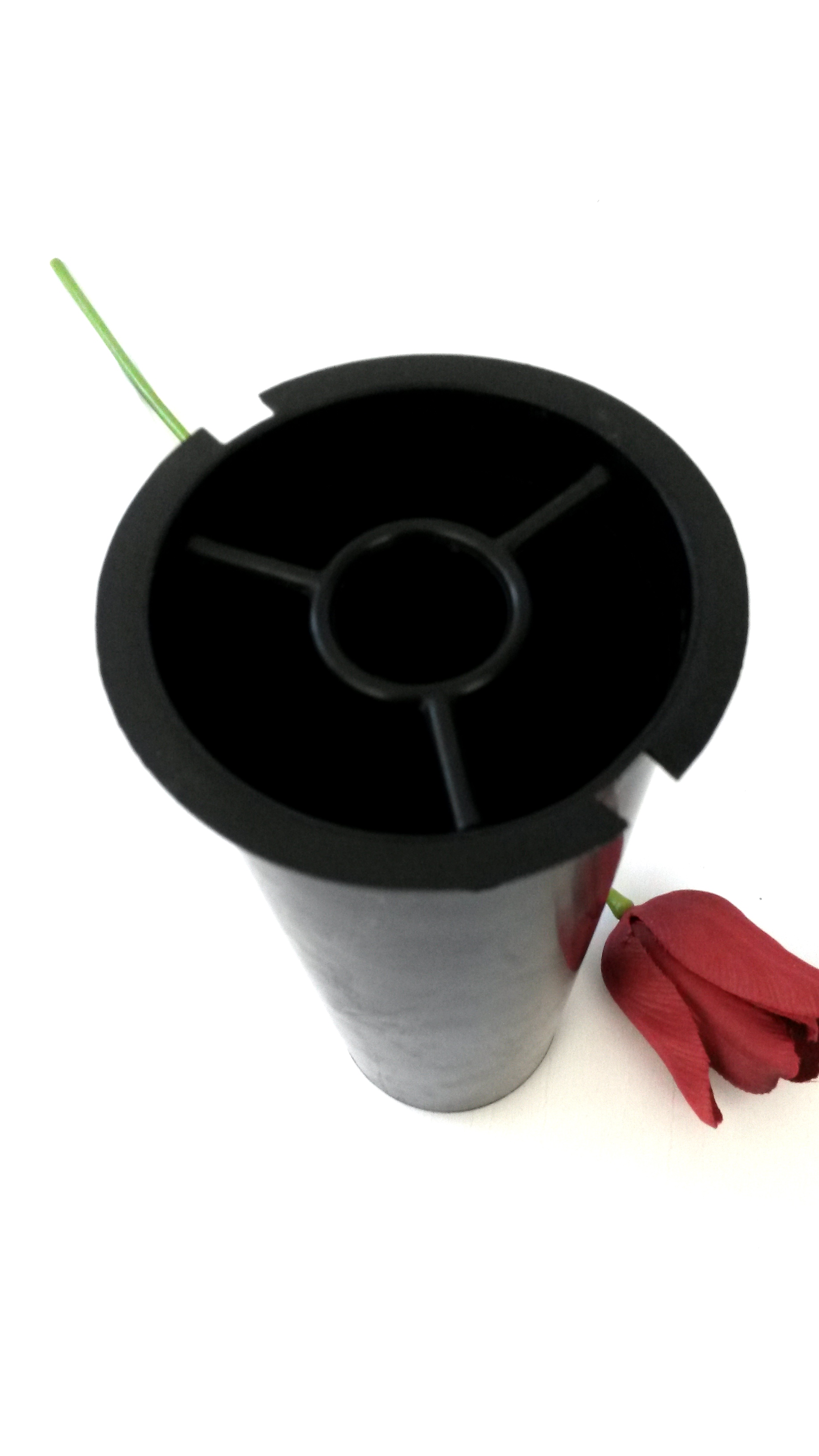 Einsatz Vase 21 cm h, 9,8 cm Ø außen