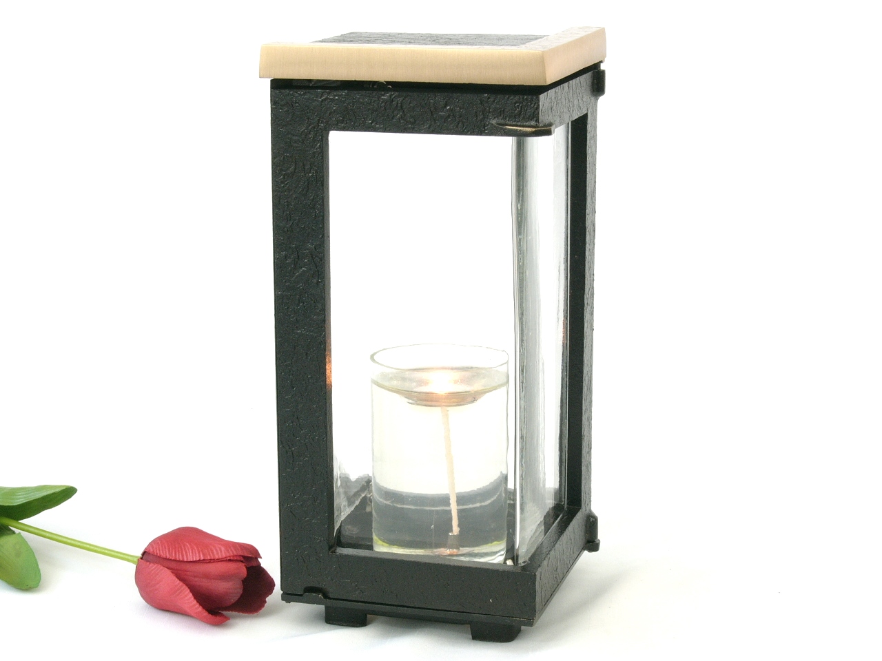 Laterne "Schwarz - Bronze"