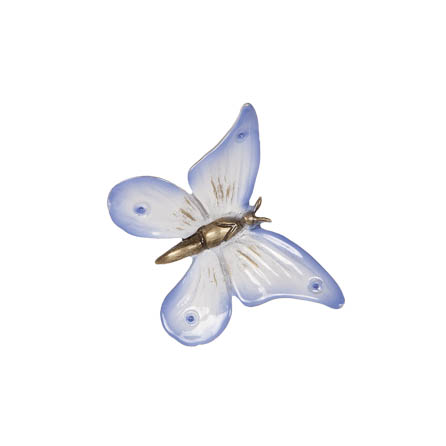 Schmetterling aus Messing, coloriert