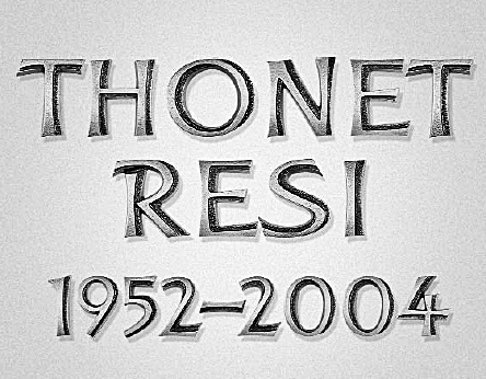 Aluminiumschrift "Kontur"