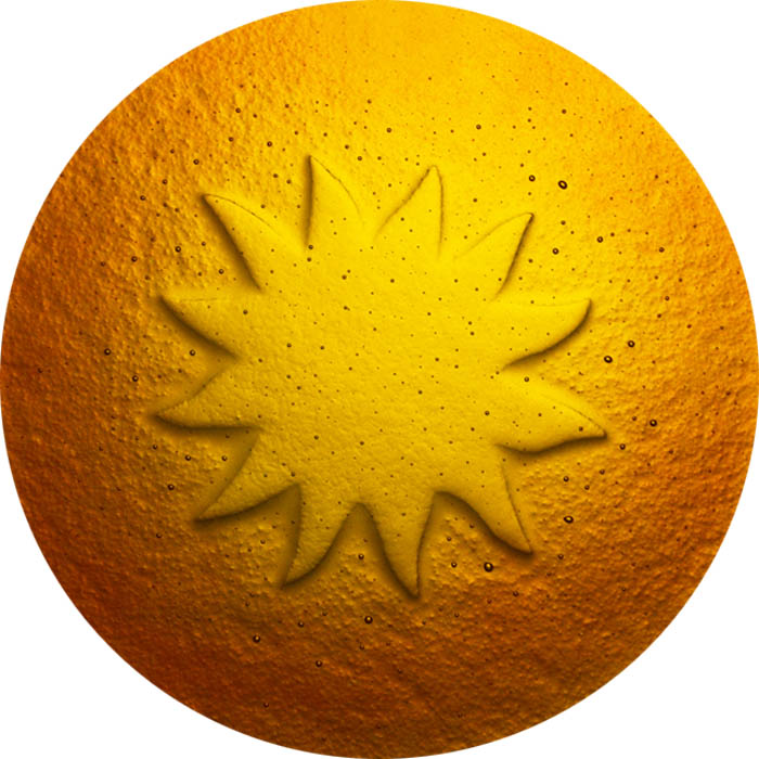 Glasrelief  "Sonne II "
