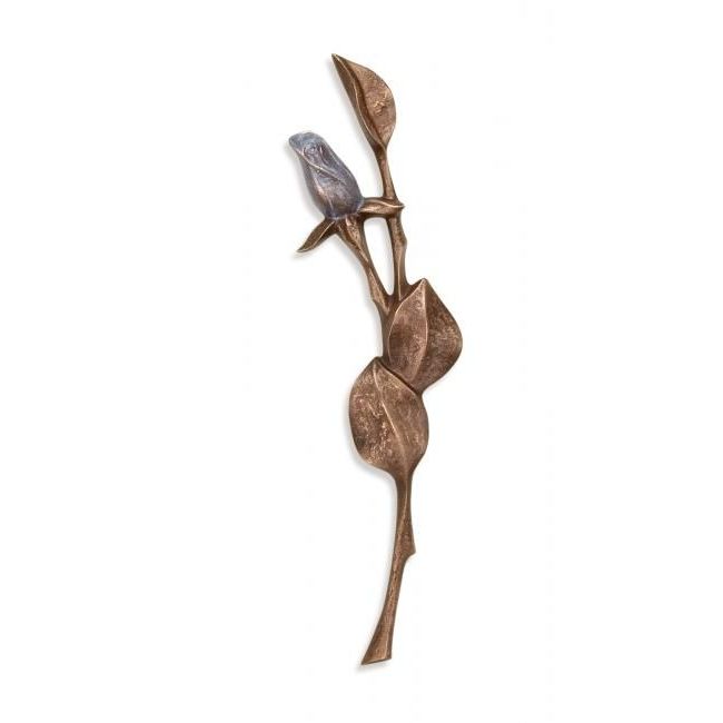 Zweig mit Rosenknospe