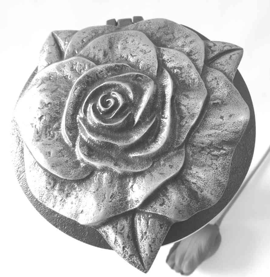 Vasenring, mit Rosendeckel, Kranzvase, Erdvase