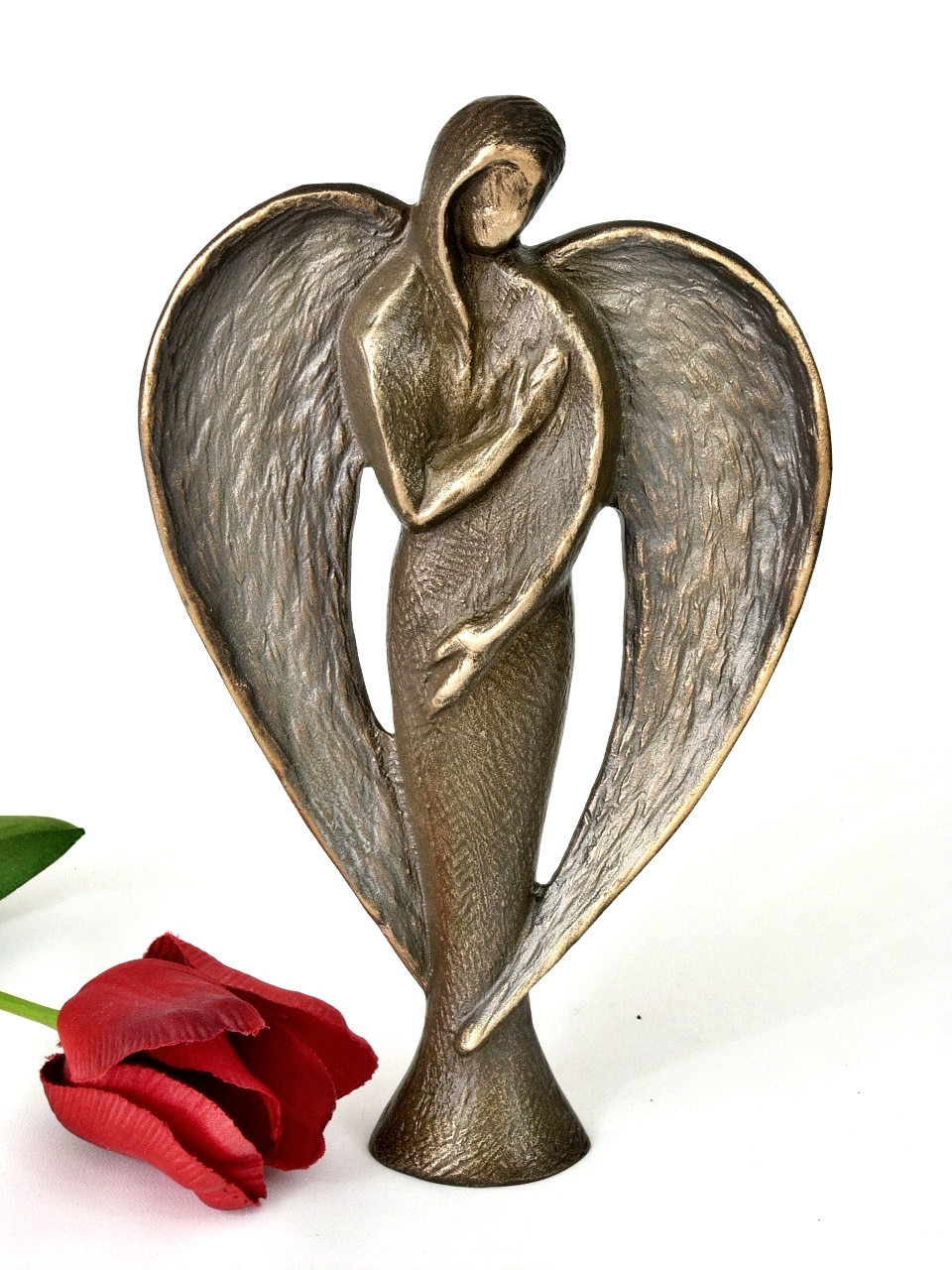 Herzengel, Engel, Grabschmuck, Engelfigur, 2 Größen