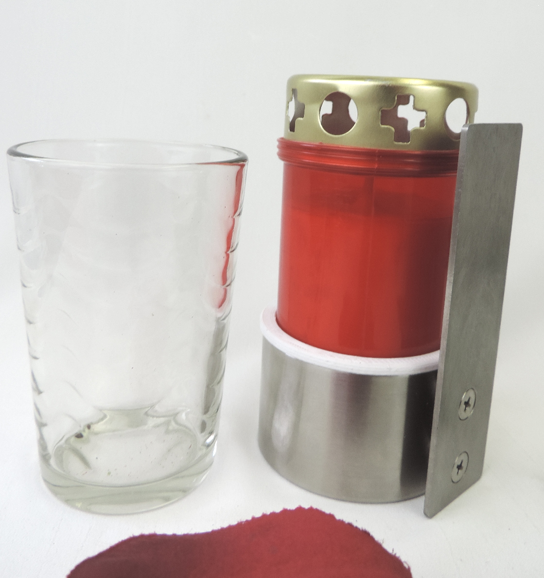 Kombination, Wandvase, mit Kerzenhalter, zum Kleben