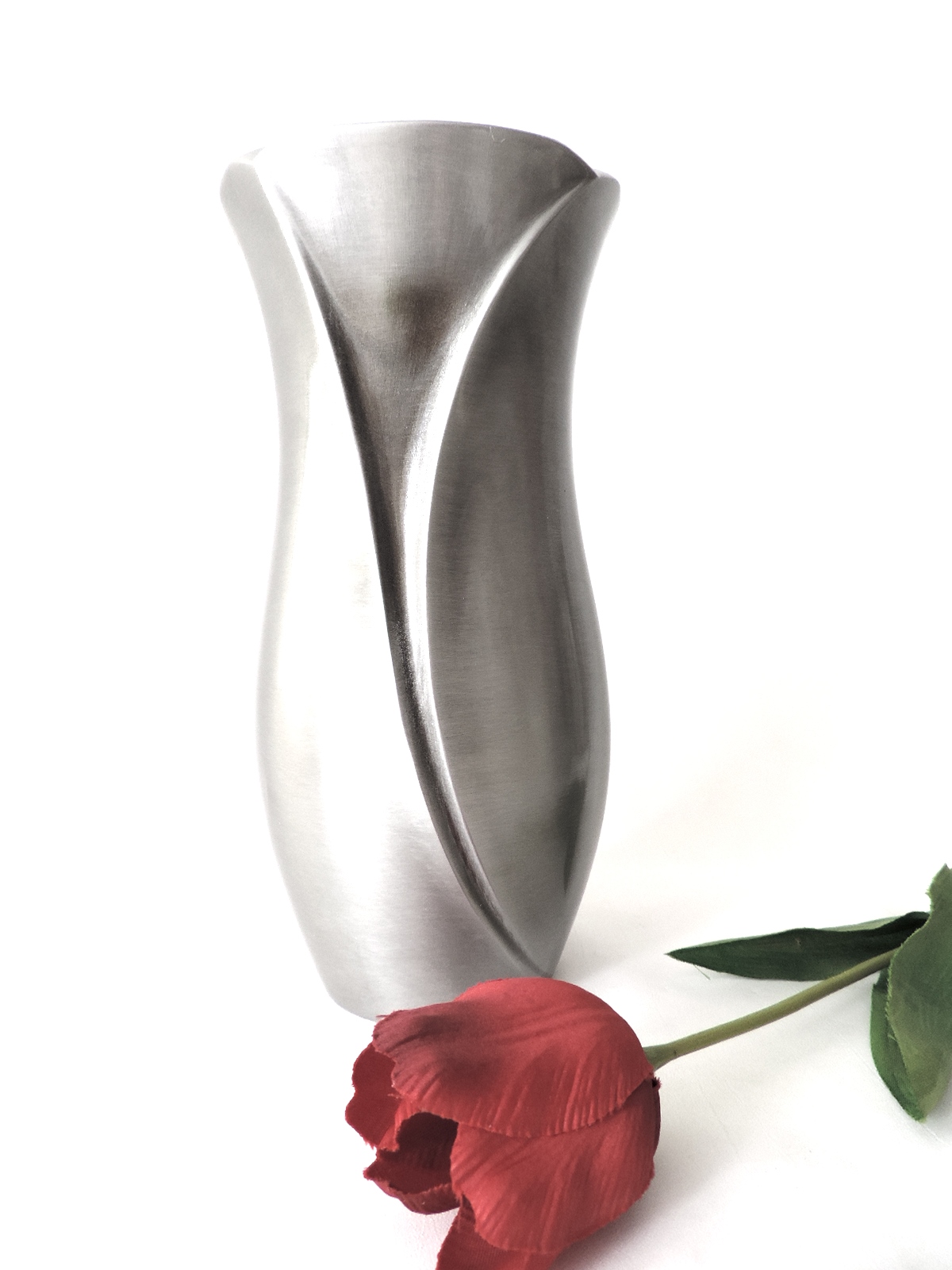Stilvolle Grabvase, Blumenvase, Grabschmuck, Vase
