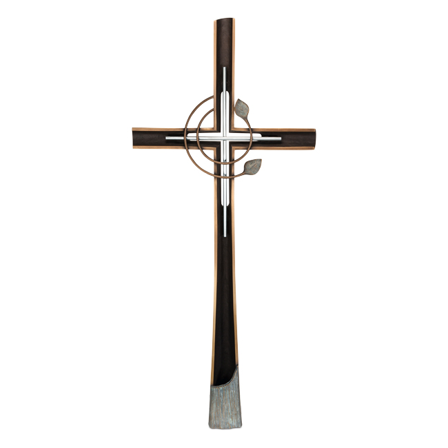 Kreuz mit Blattspirale