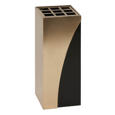Grabvase, aus Bronze, Vase, Blumenvase Grab, Grabschmuck