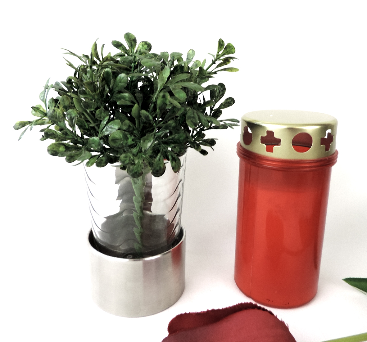 Kombination, Wandvase, mit Kerzenhalter, zum Kleben