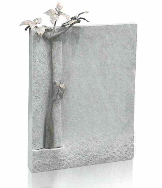 Baum, Lebensbaum, Grabkunst, Bronzeskulptur, Grabschmuck