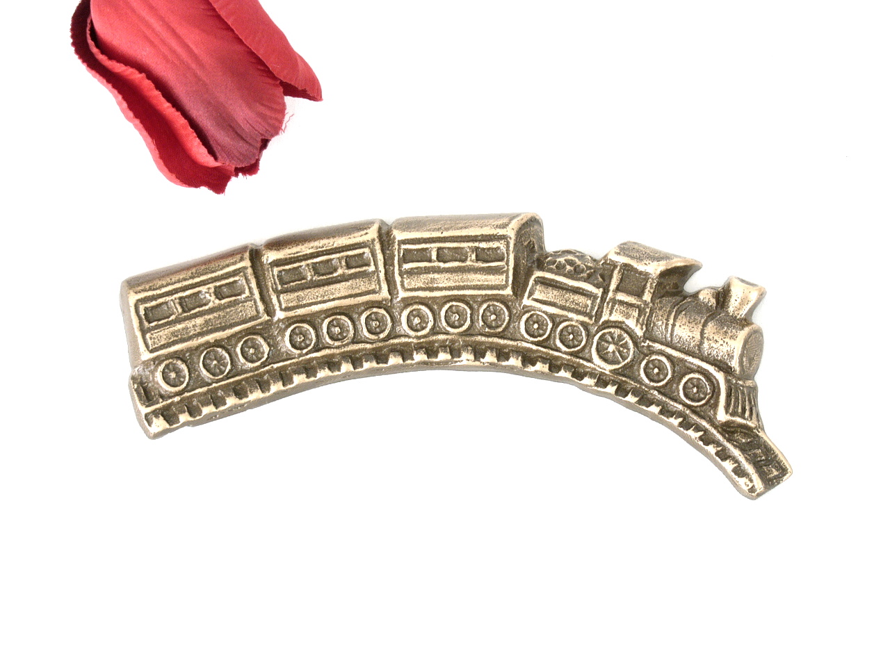 Eisenbahn aus Bronze