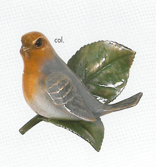 Vogel auf Blatt, Grabschmuck, zur Wandbefestigung
