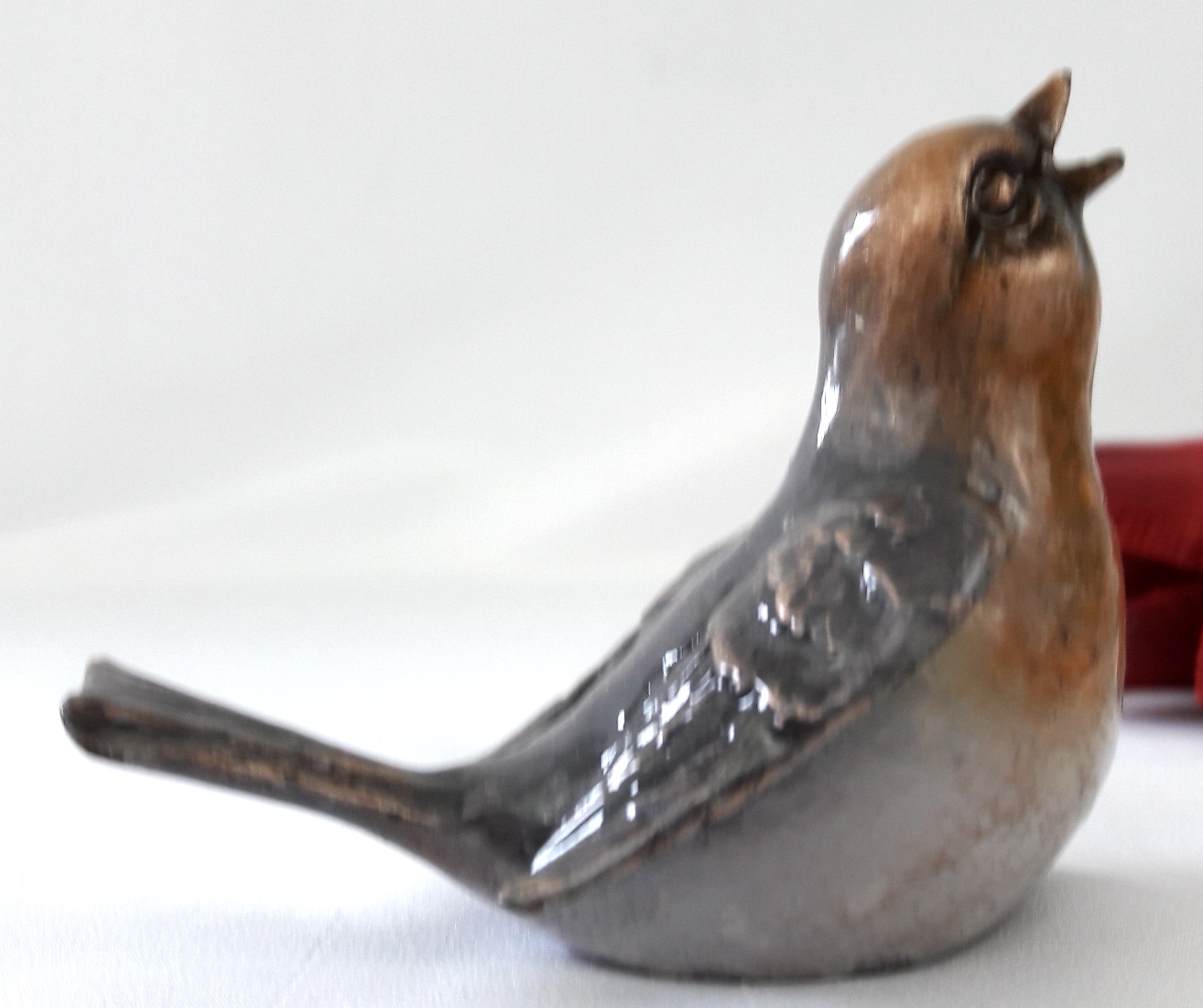 Grabmal Vogel, Grabschmuck, Bronze