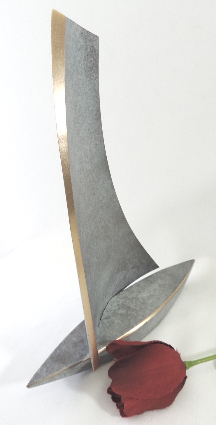 Segelschiff, Bronze, 2 Größen, beschriftbar