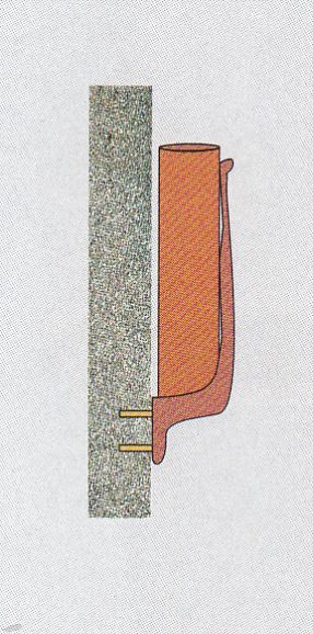 Wand- Väschen, Urnenwandvase, Kolumbarium, auch zum Kleben