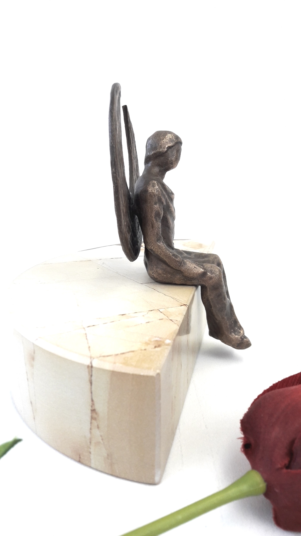 Kleine Engelskulptur 12 cm h