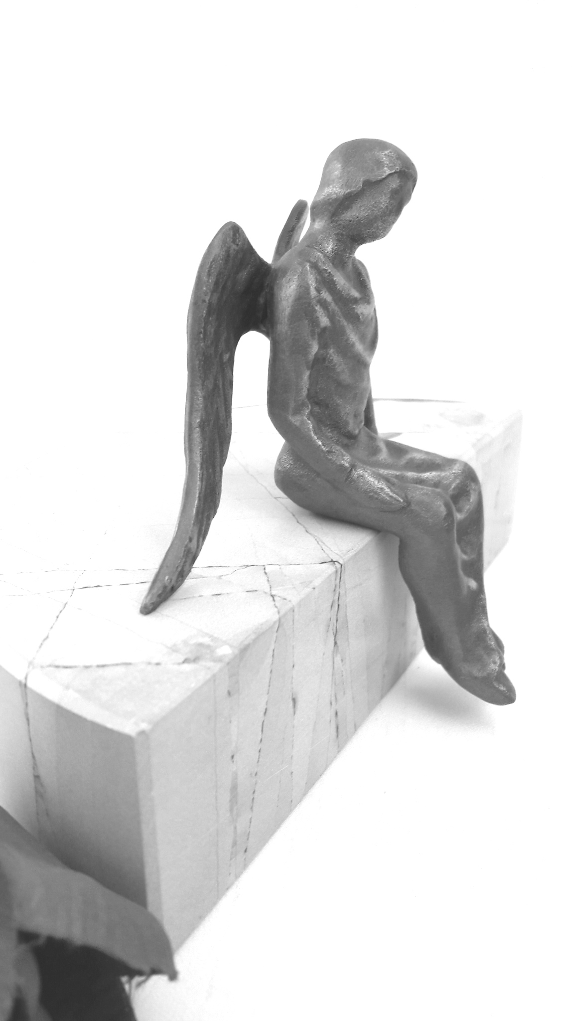 Engelskulptur, Engel,10,5 cm h, Grabschmuck
