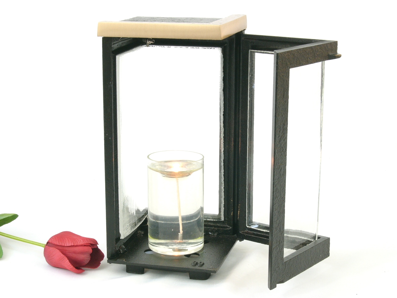Laterne "Schwarz - Bronze"