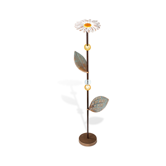 Margerite mit Schrifttafel, 63 cm h