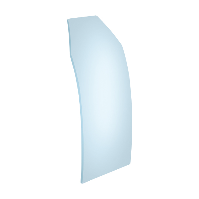 Gebogenes Glas 19,7 x 9 cm