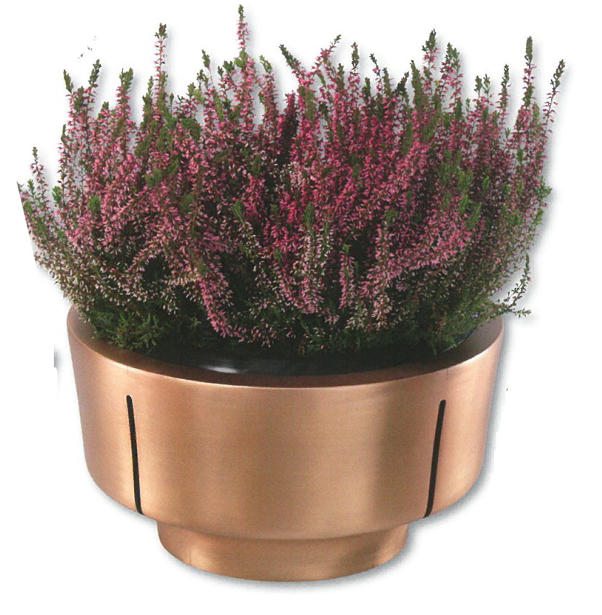 Grabschale, Pflanzschale, 2 Größen,, Bronze oder Aluminium