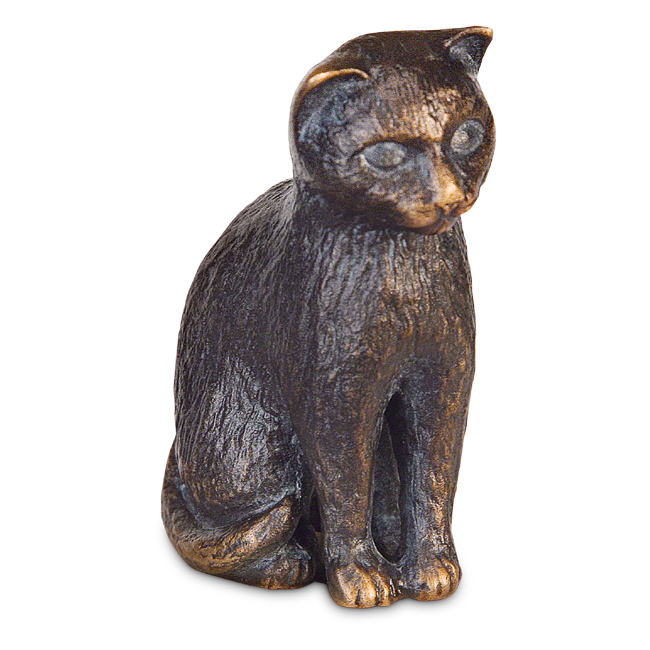 Grabschmuck, Katze sitzend, Tiergrab