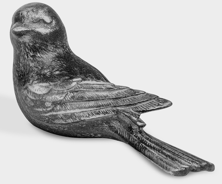 kleiner Vogel, Grabschmuck, Dekoration