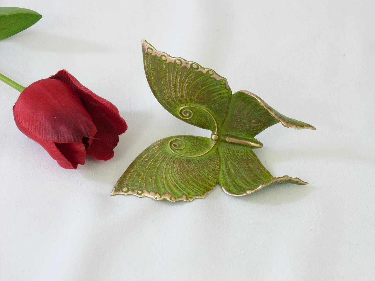 Schmetterling, Grabschmuck, Deko, Bronze
