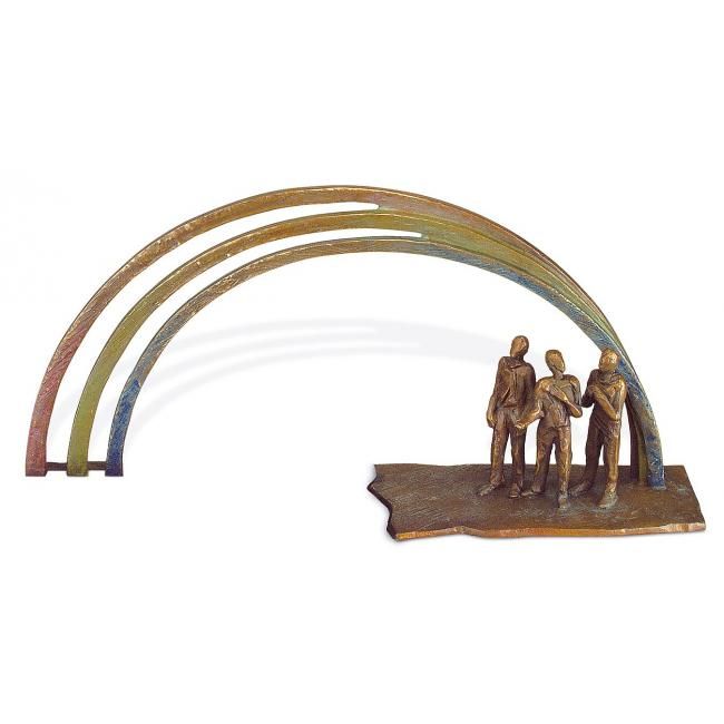 "Regenbogen mit Menschen"