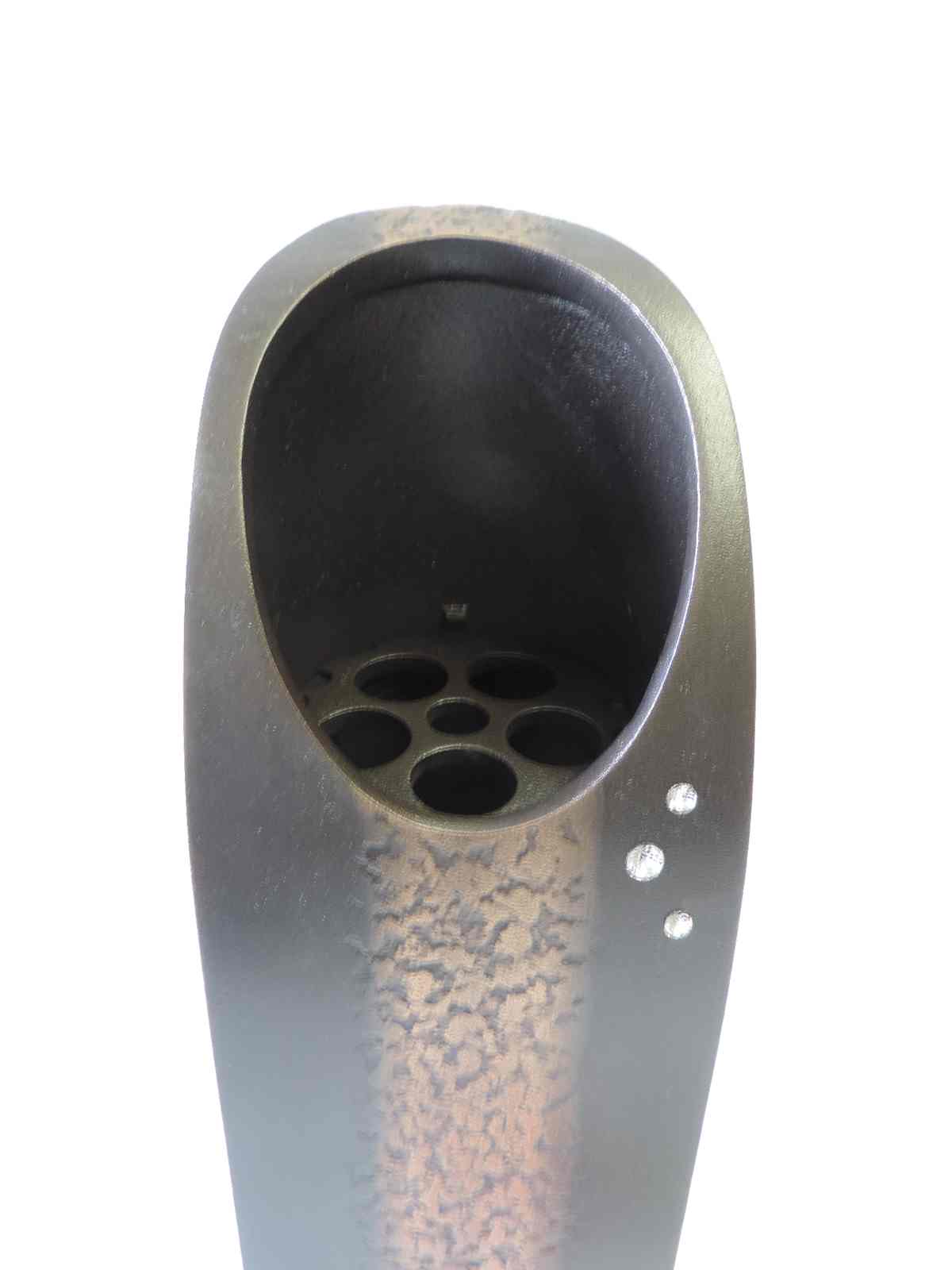 Vase, Grabschmuck, Grab, mit Swarowskisteinen
