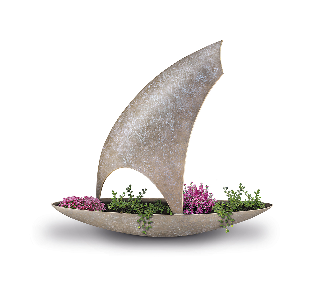 Segelboot- Pflanzschale