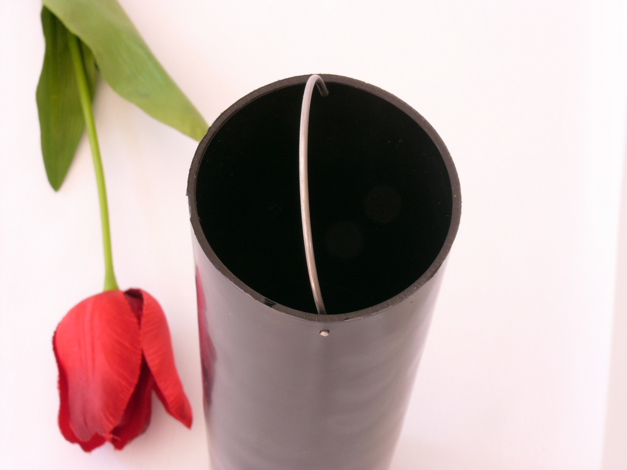 Blumenvaseneinsatz, 17 cm Höhe, ohne Bügel