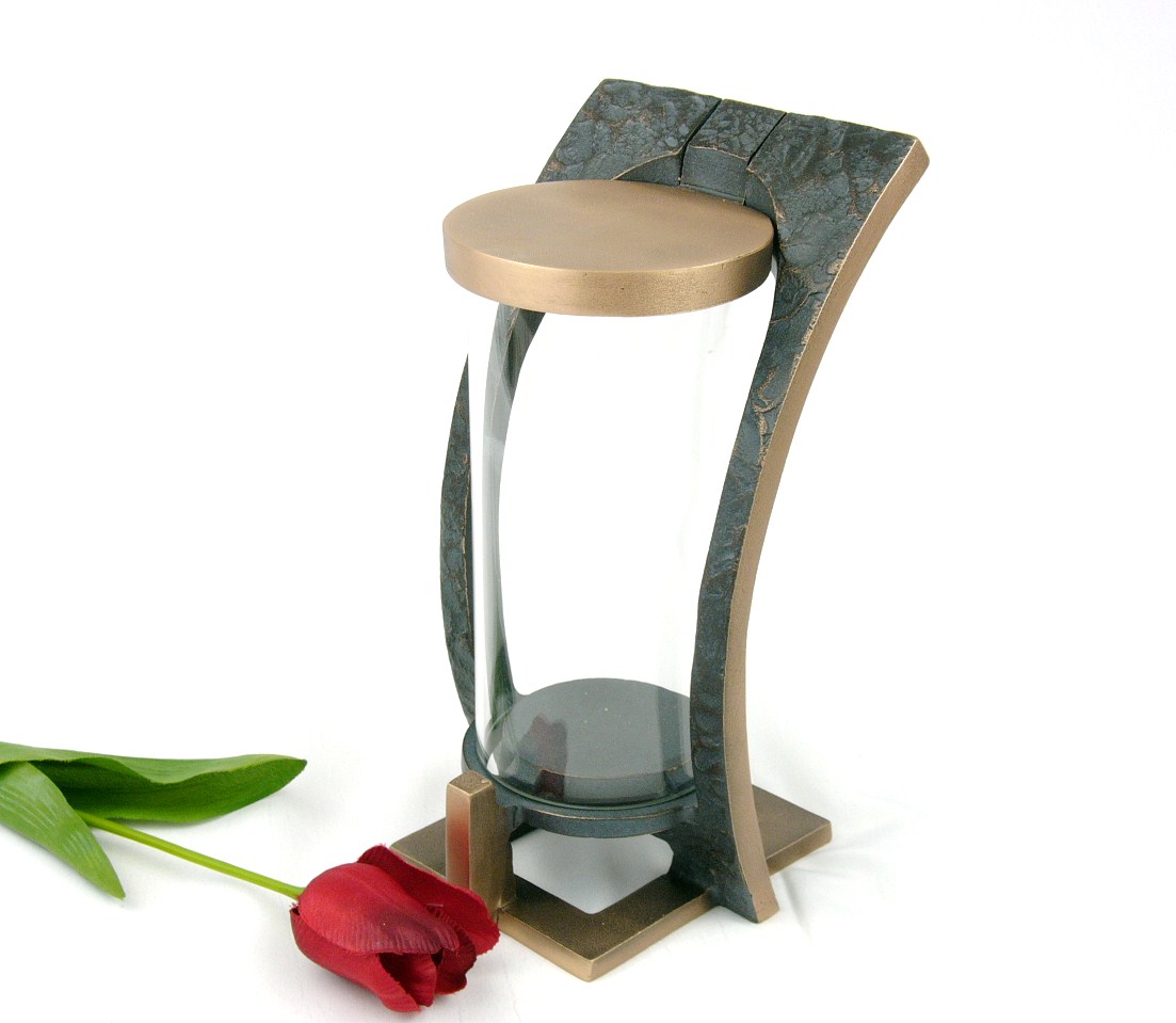 Grablaterne, "Holz", Grableuchte, Grabschmuck