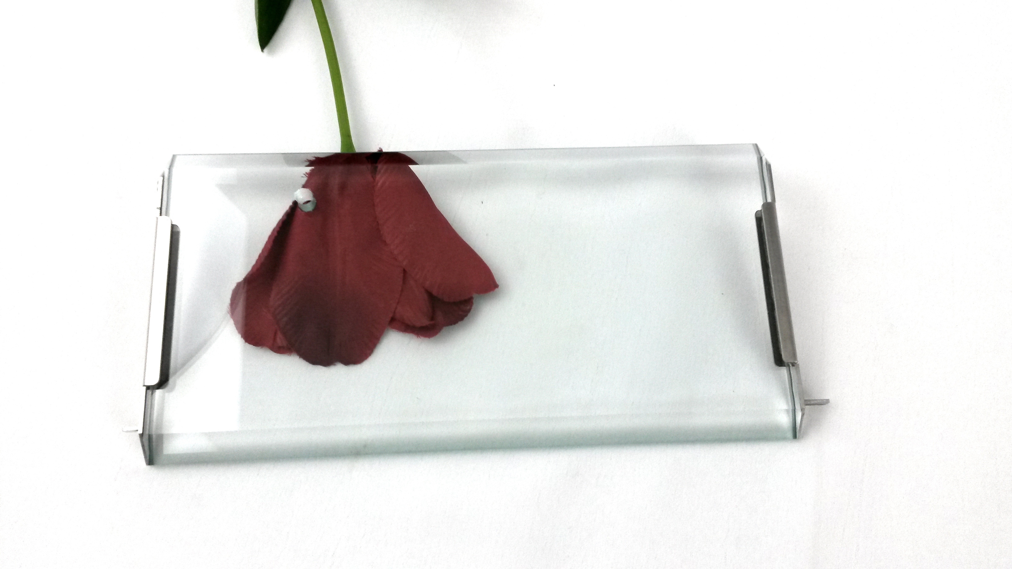 Laternentür Kristallglas 19,5 x 9,8 x 1,2 cm