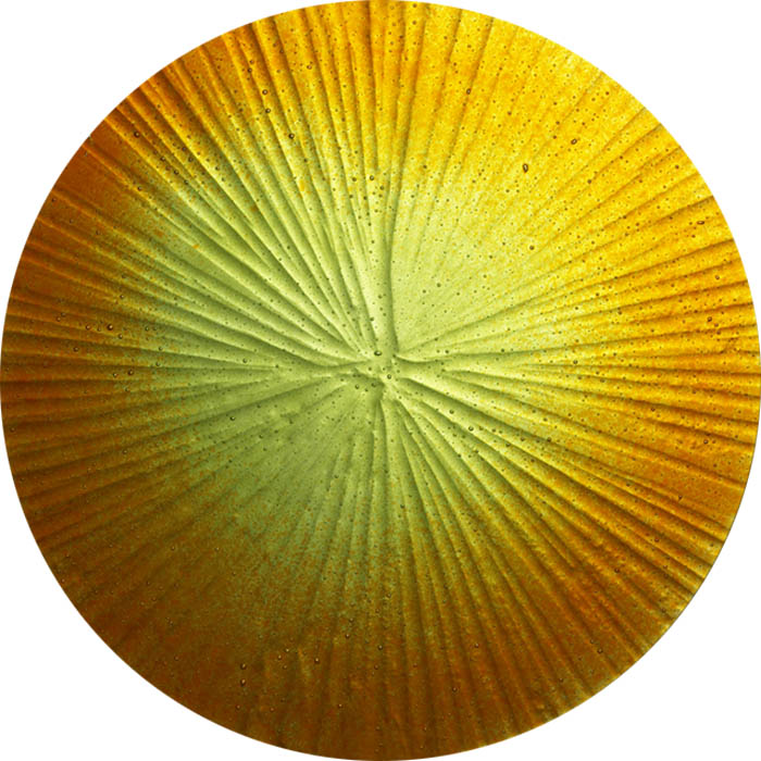Glasrelief  "Strahlen II "