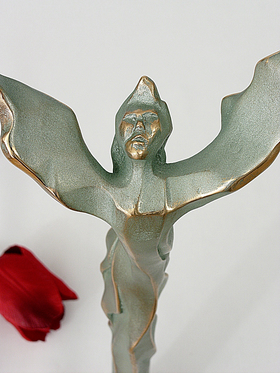 Bronzeengel, Engelsskuptur, Engel, Grabengel, Grabschmuck