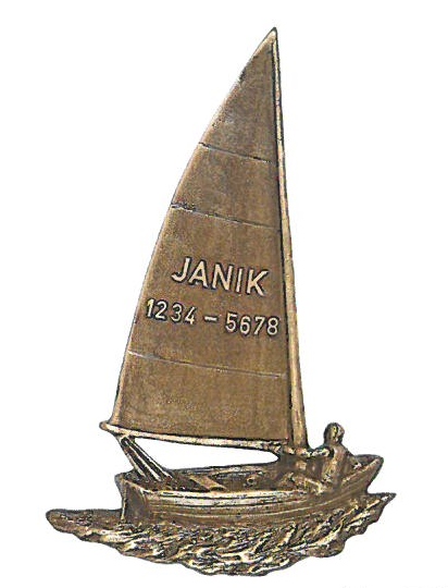 Segelboot, Jolle, Grabschmuck, Symbol, Grab