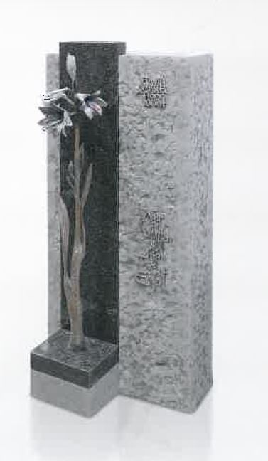 Lilie aus Bronze