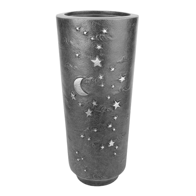 Grabvase,  "Sternenhimmel", Grabschmuck, Vase, Grab