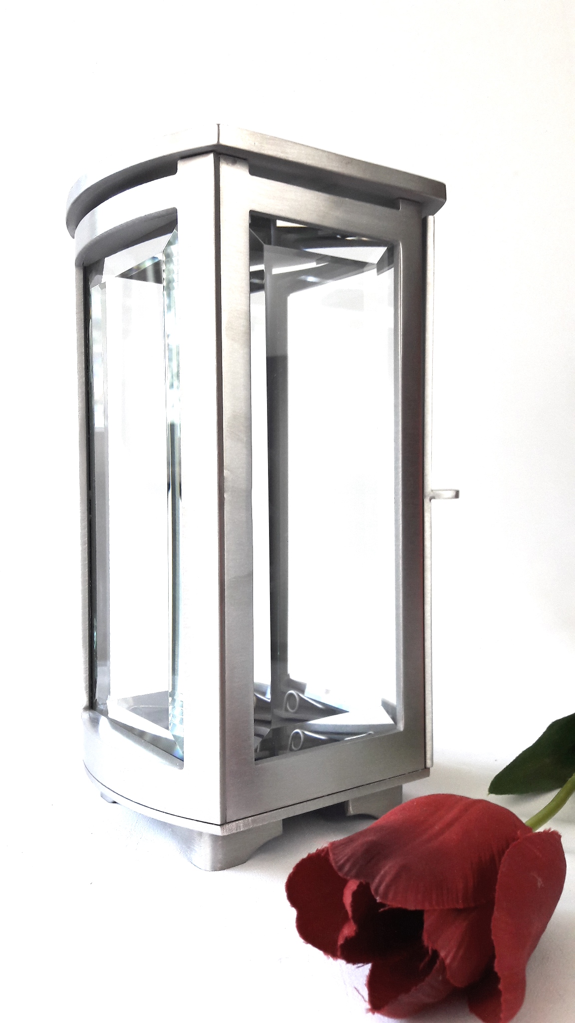 Edelstahl- Leuchte,Grablaterne, Grablicht Inox, 3 Größen
