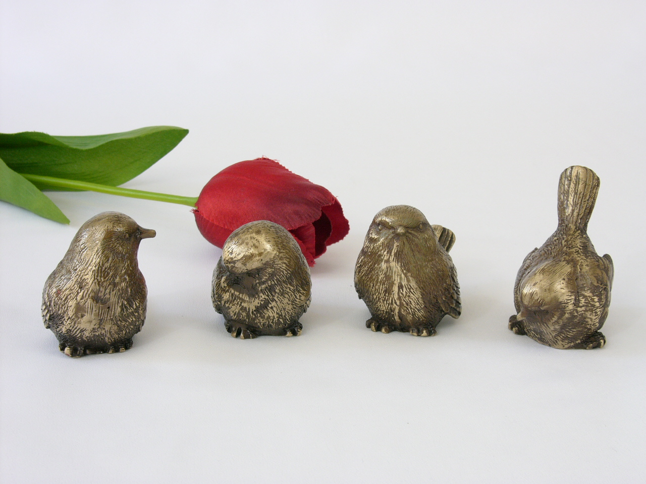 Bronzeschmuck Vögelchen
