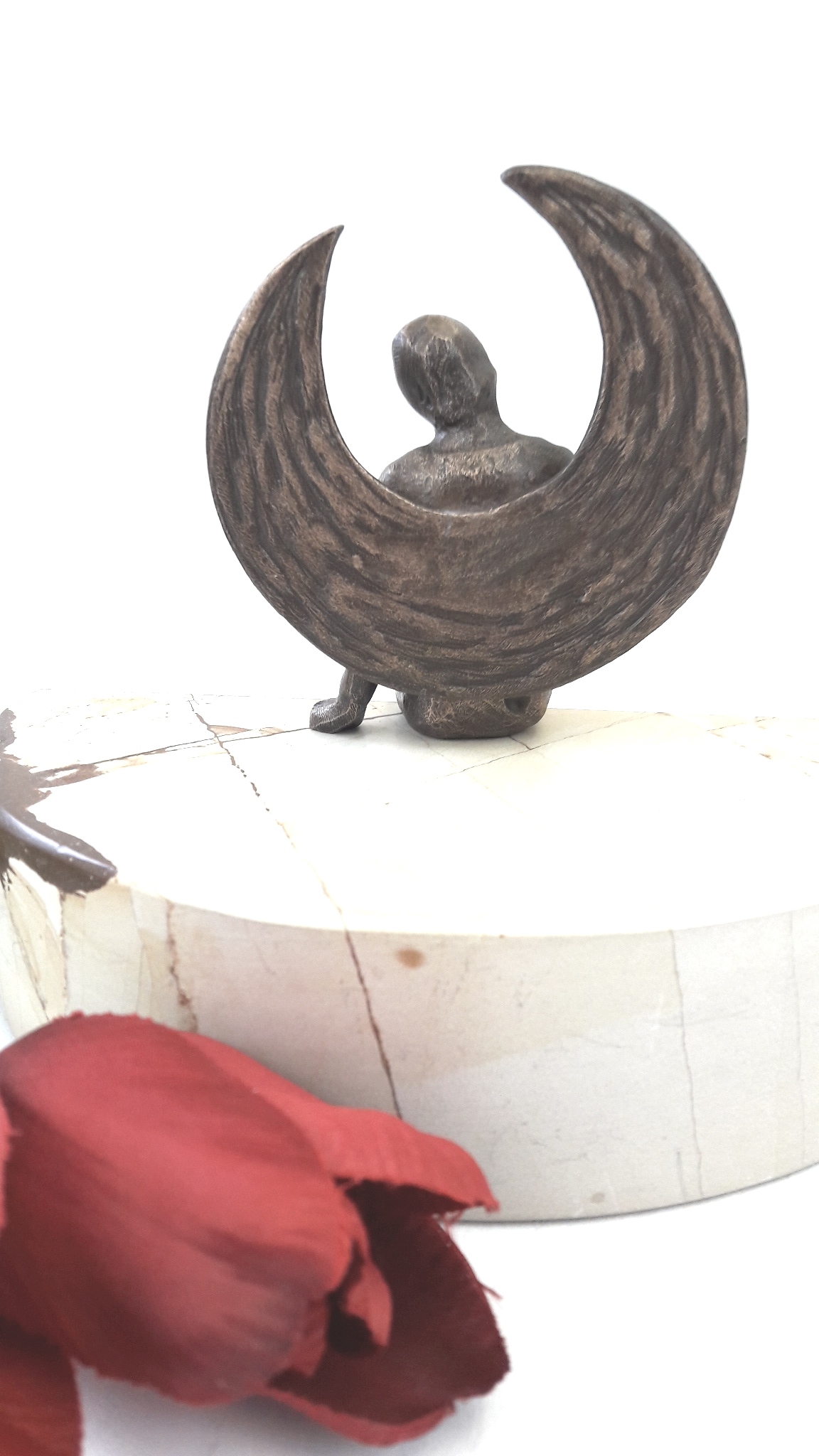 Kleine Engelskulptur 12 cm h