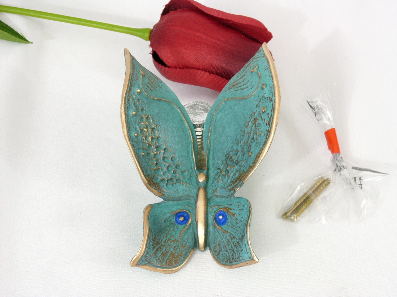 Türkisfalter, Grabschmuck, Deko, Schmetterling