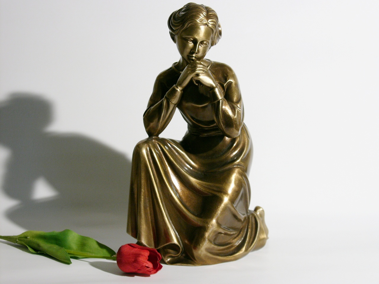 Trauernde Frau