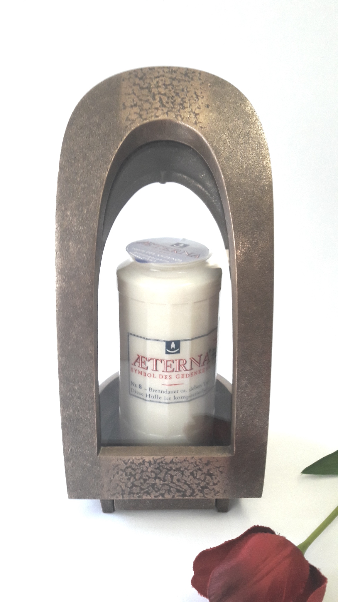 Grableuchte, Grablampe Bronze