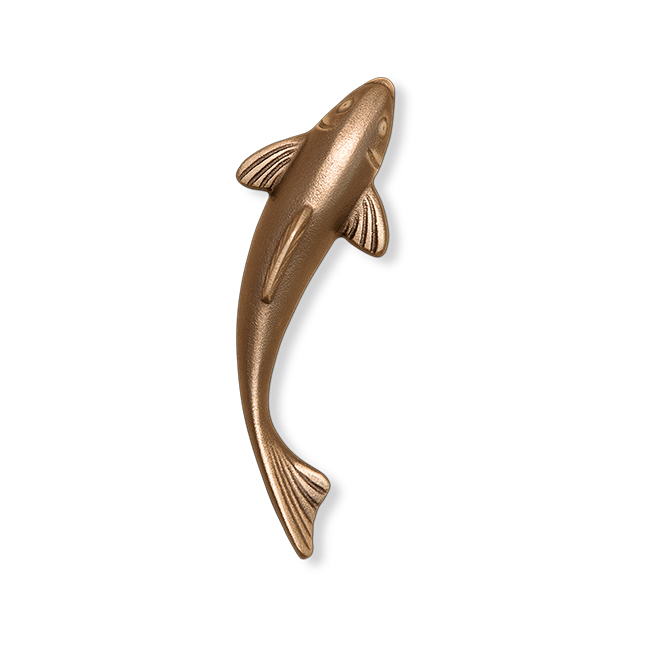 Fisch, Grabschmuck, Symbol, Grab, Angler, nach rechts