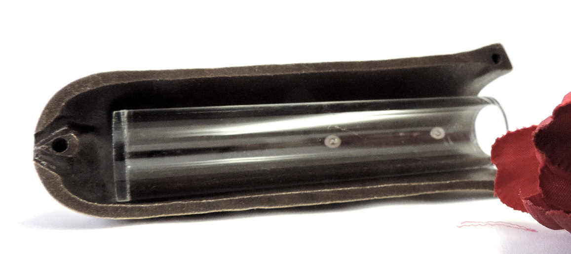 Wandväschen, mit Rose, Urnenwandvase, Kolumbarium-Vase
