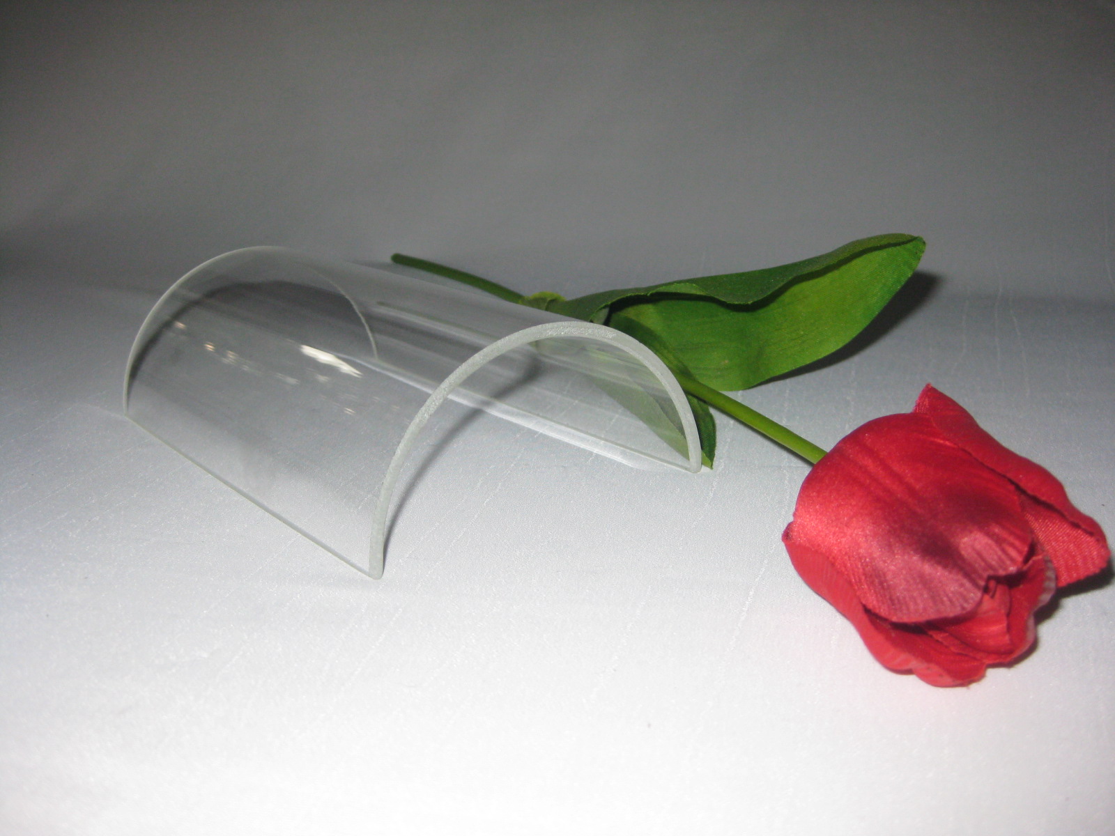 Halbzylinderglas 15,8 x 9,5 cm
