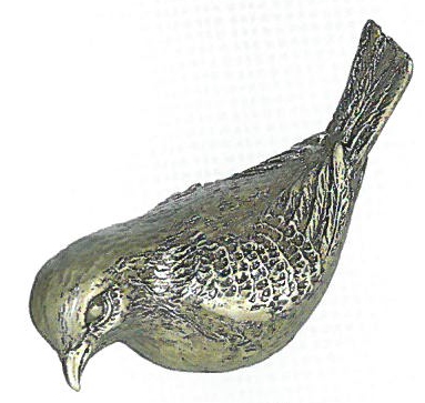Grabgestaltung. Vogel. Bronze, Grabschmuck
